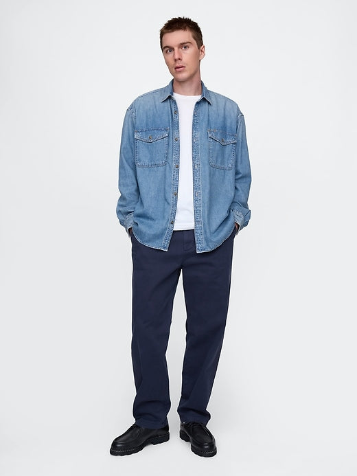 Gap UltraSoft Denim Big Shirt