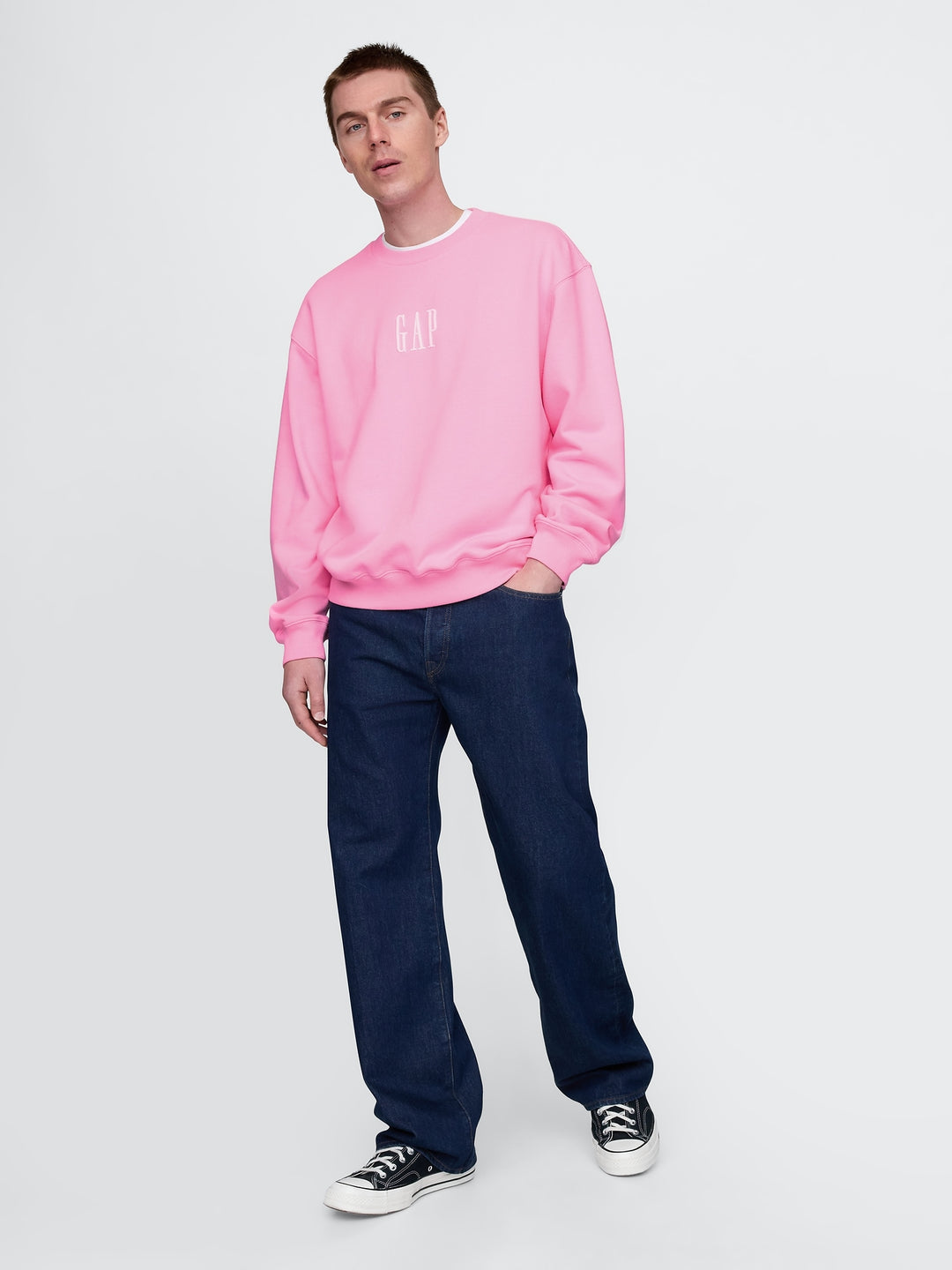 GAP Heavyweight Oversized Logo Sweatshirt