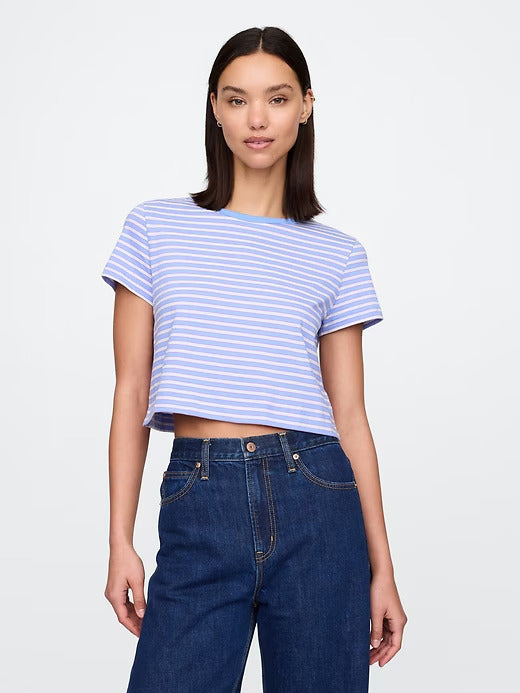 Gap Organic Cotton VintageSoft Cropped T-Shirt