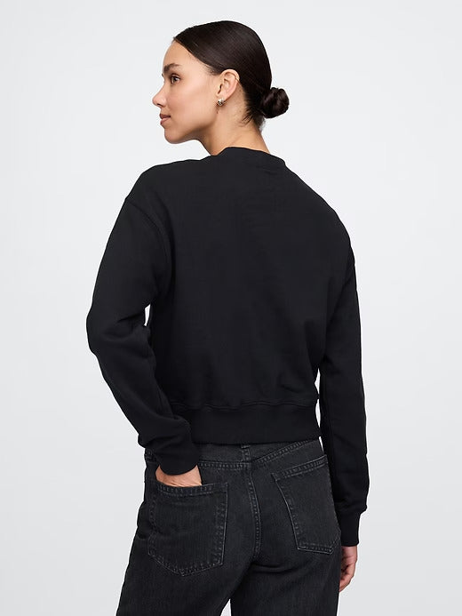 Gap Heavyweight French Terry Cropped Sweatshirt