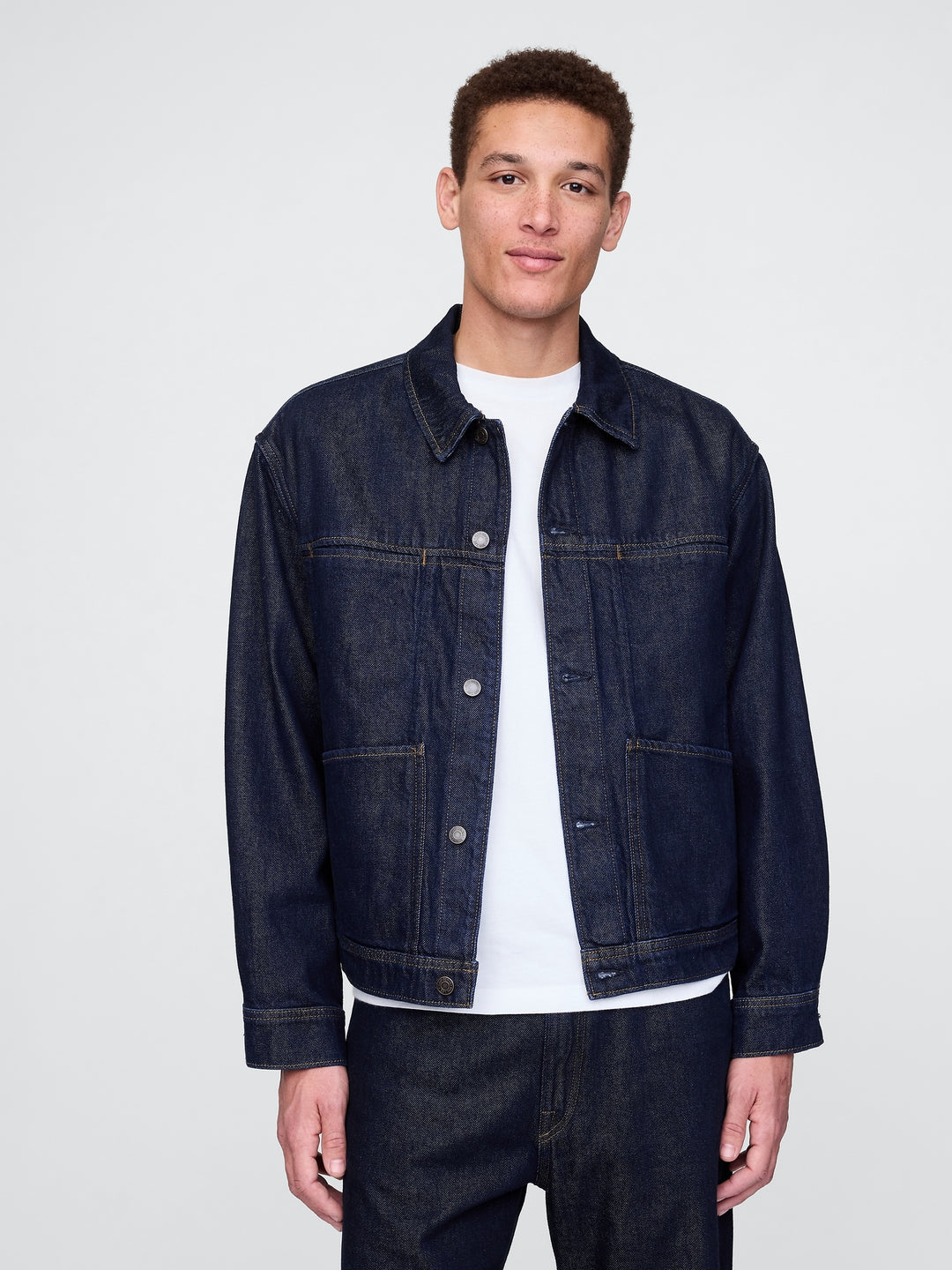 GAP UltraSoft Boxy Icon Denim Jacket