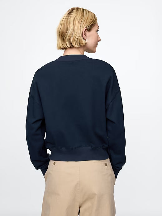 Gap Heavyweight French Terry Cropped Sweatshirt