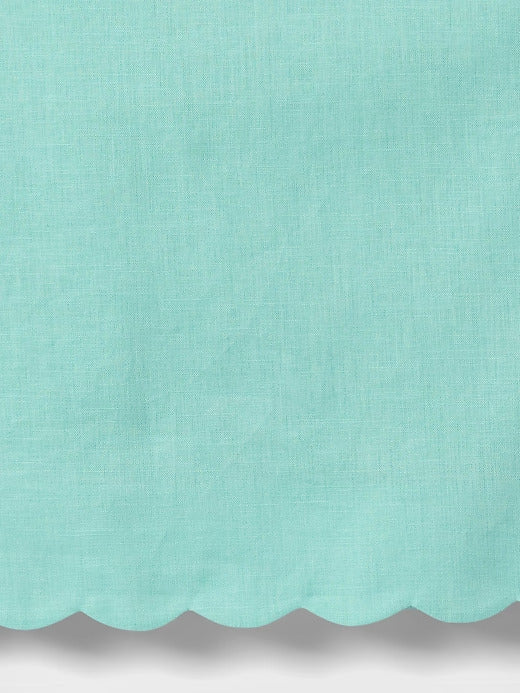 Gap Kids Linen-Cotton Scalloped Top