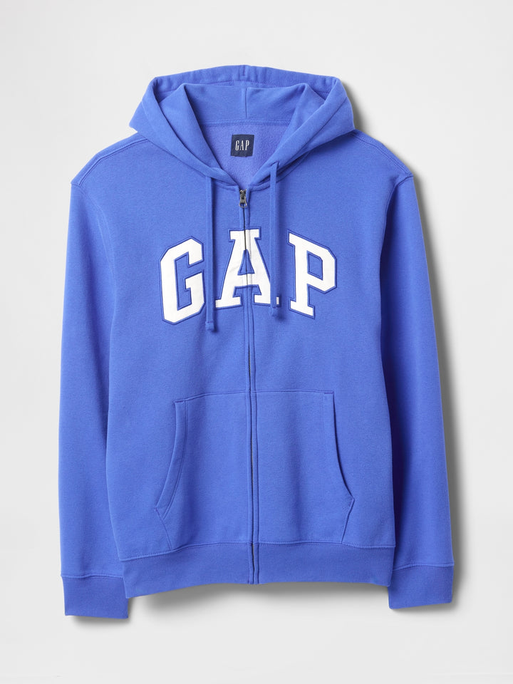 GAP VintageSoft Arch Logo Full-Zip Hoodie