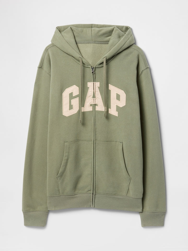 GAP VintageSoft Arch Logo Full-Zip Hoodie