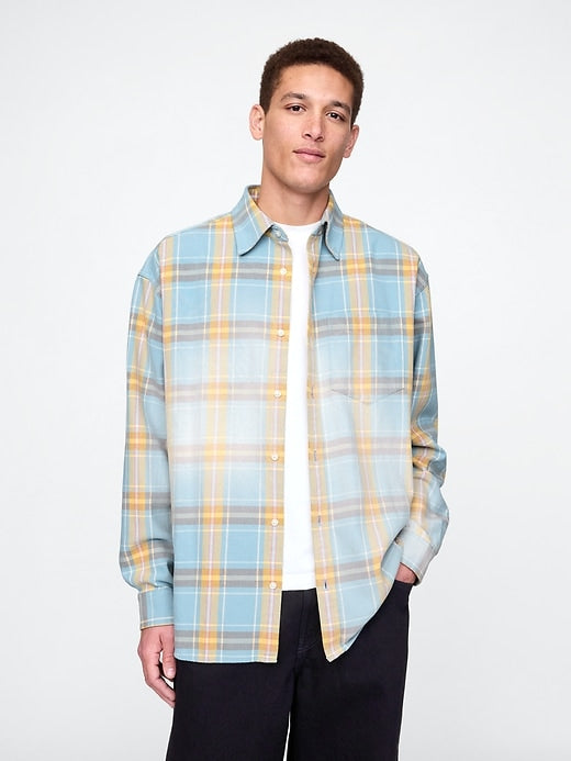 Gap Sunwashed Twill Big Shirt