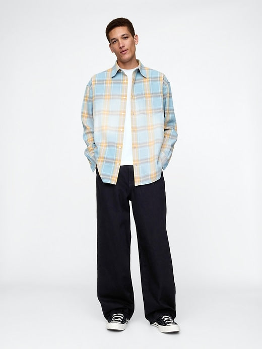 Gap Sunwashed Twill Big Shirt