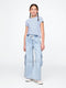 Blue denim wash