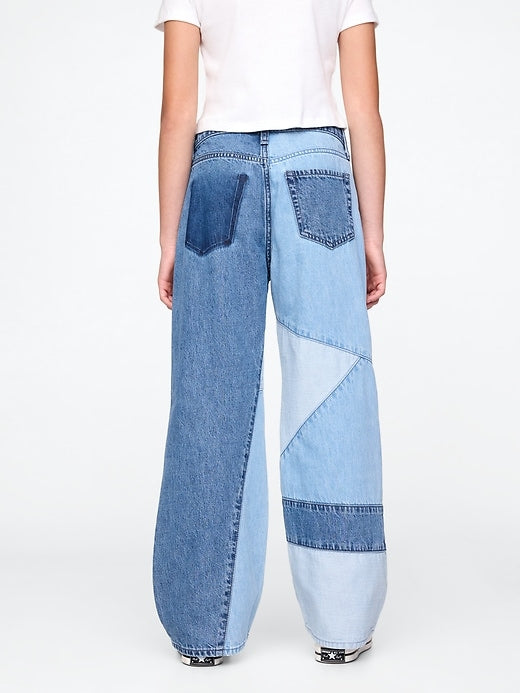Gap Kids Low Rise Stride Wide-Leg Jeans