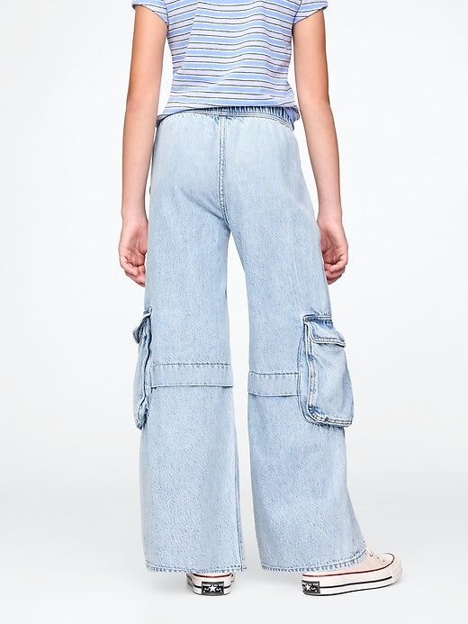 Gap Kids UltraSoft Baggy Cargo Jeans