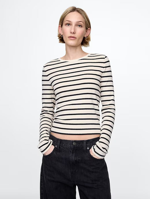 Gap Modern Rib Cropped T-Shirt