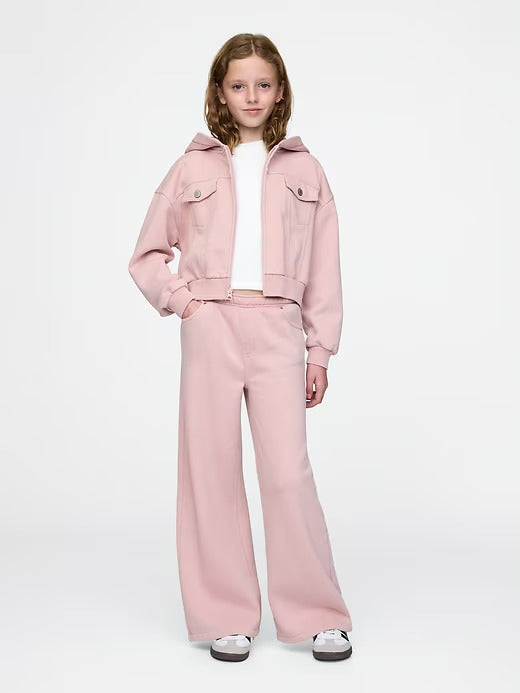 Gap Kids VintageSoft Cropped Zip Hoodie