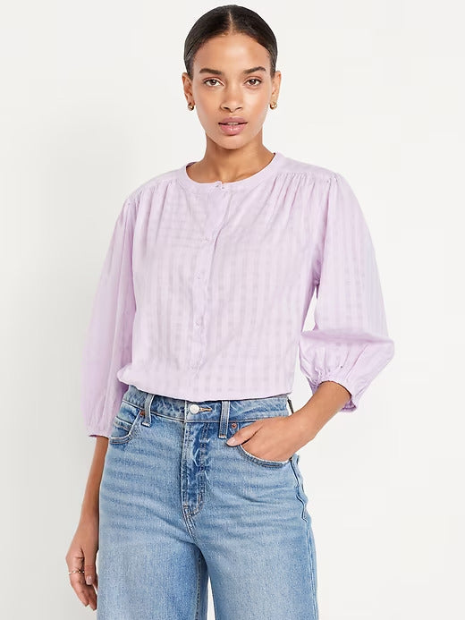 Old Navy Button-Down Dobby Shirt