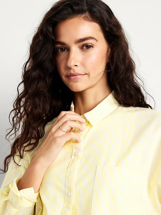 Old Navy Oversized Button-Down Boyfriend Shirt