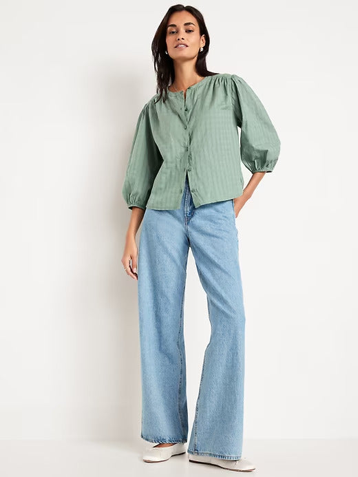 Old Navy Button-Down Dobby Shirt