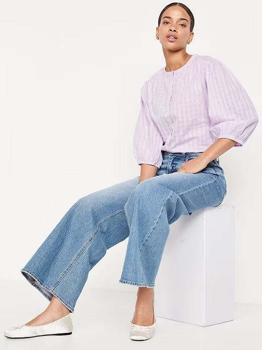 Old Navy Button-Down Dobby Shirt