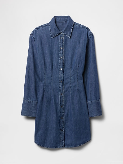 Gap Western Denim Mini Shirtdress