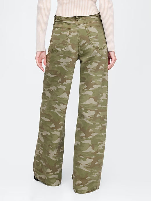 Gap Mid Rise UltraSoft Baggy Jeans