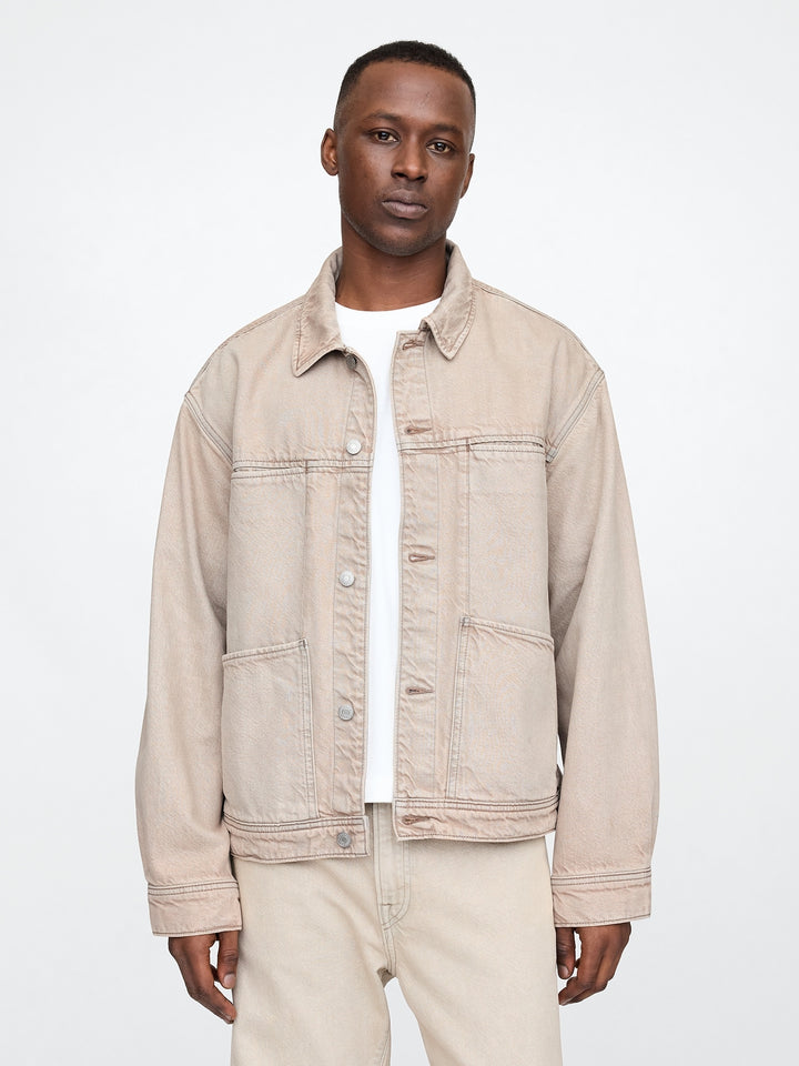 GAP UltraSoft Boxy Icon Denim Jacket
