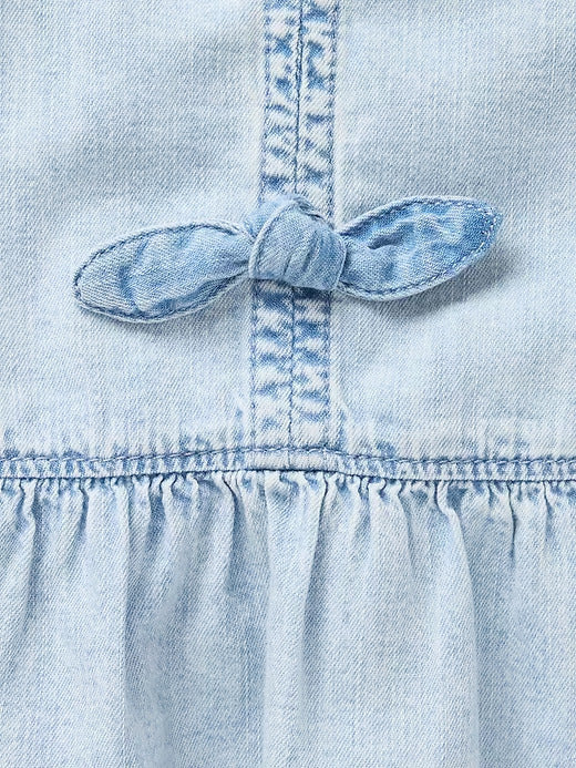 Gap Kids Puff-Sleeve Peplum Bow Top