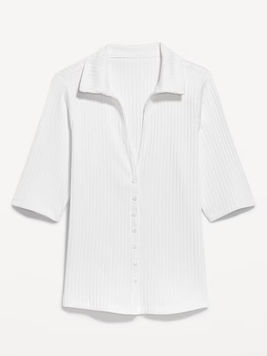 Old Navy Ribbed Button-Down Polo