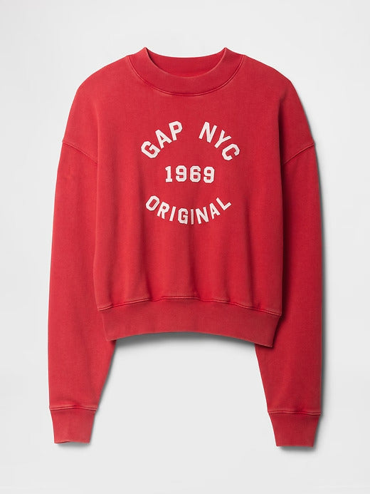Gap Heavyweight French Terry Cropped Sweatshirt