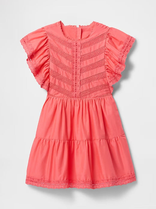Gap Kids Lace Tiered Ruffle Dress
