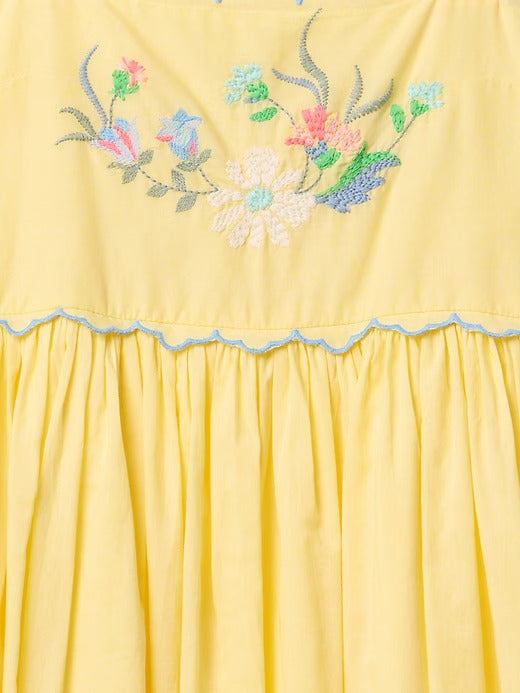 Gap Kids Embroidered Midi Dress