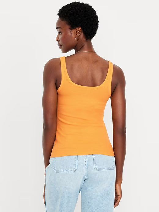 Old Navy First-Layer Ribbed Scoop-Neck Tank Top