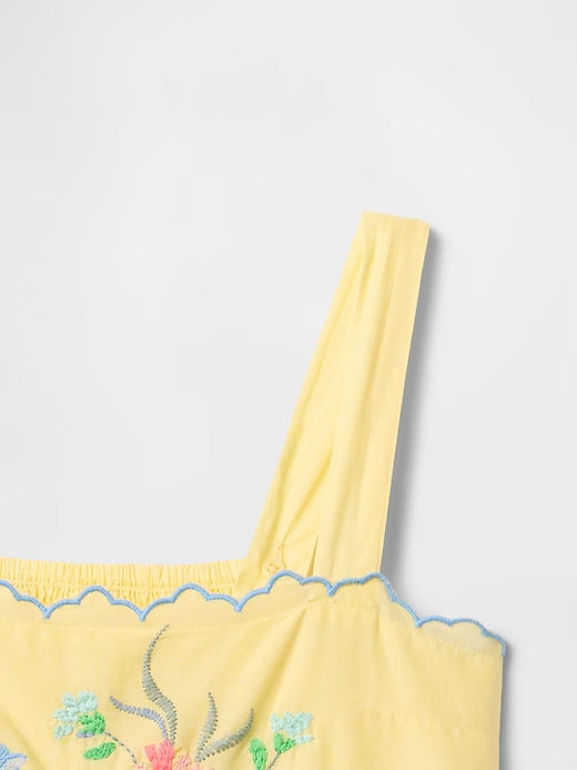 Gap Kids Embroidered Midi Dress