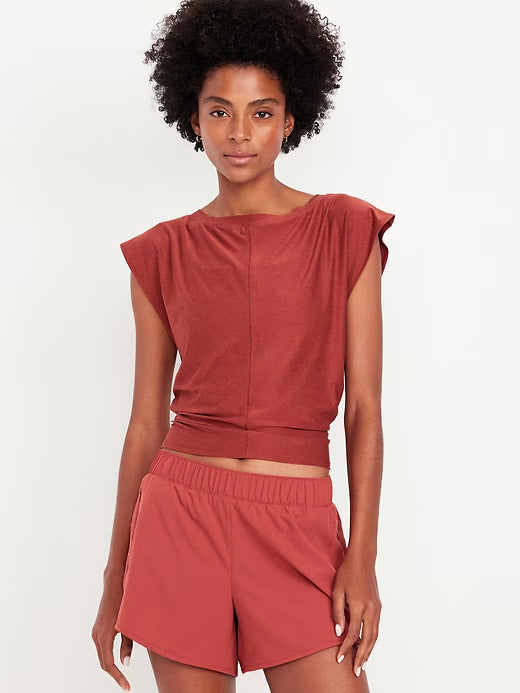 Old Navy CloudMotion Ruched Top