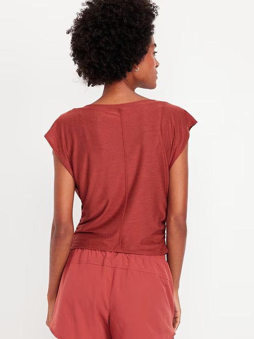 Old Navy CloudMotion Ruched Top