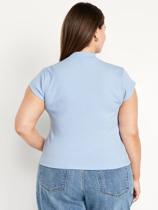 Old Navy Ribbed Mock-Neck Top
