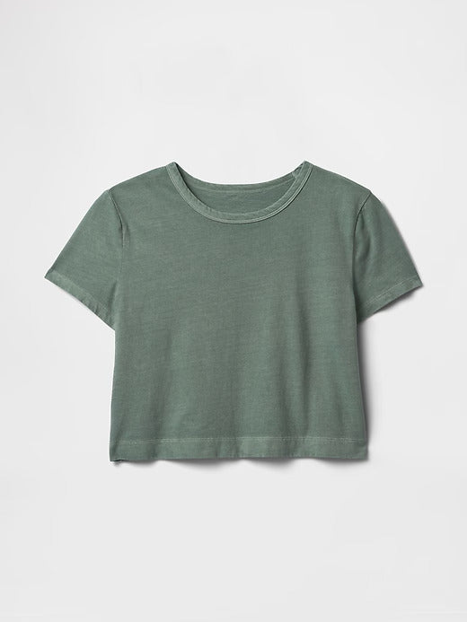 Gap Organic Cotton VintageSoft Cropped T-Shirt
