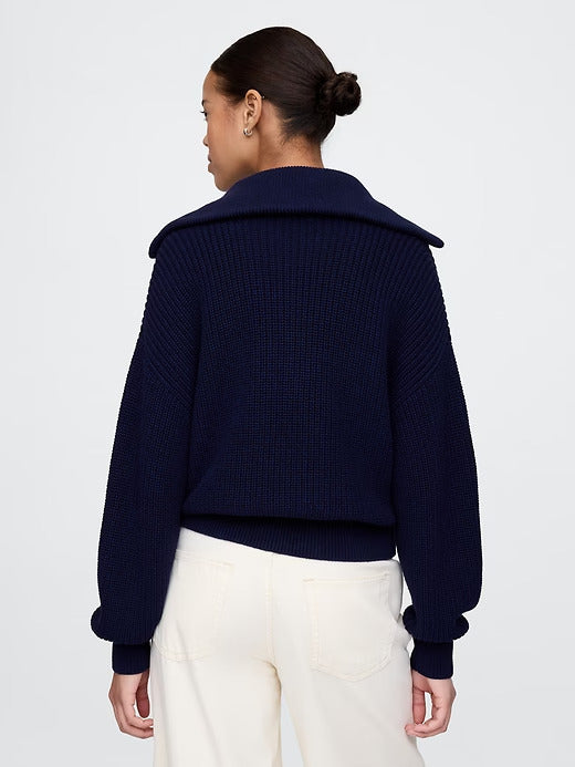 Gap 100% Cotton Half-Zip Pullover Sweater