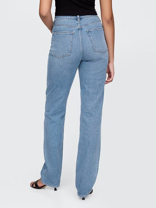 Gap Curvy High Rise '90s Straight Jeans