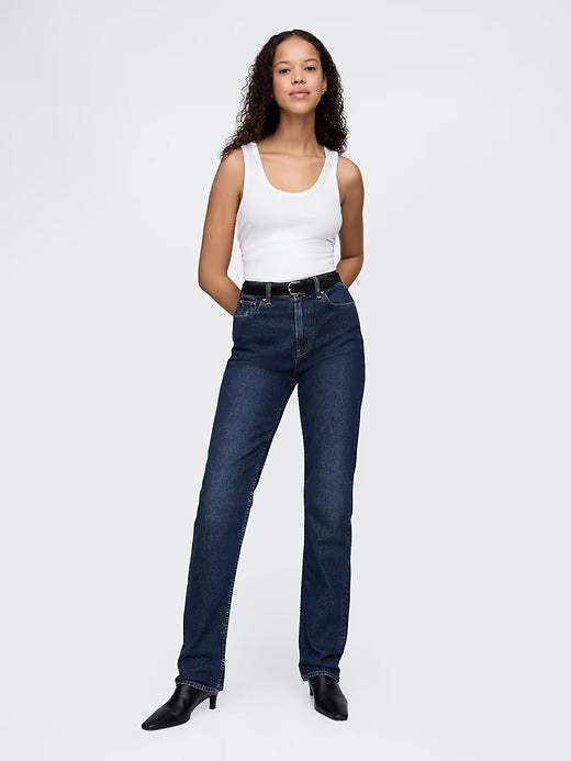 Gap Curvy High Rise '90s Straight Jeans