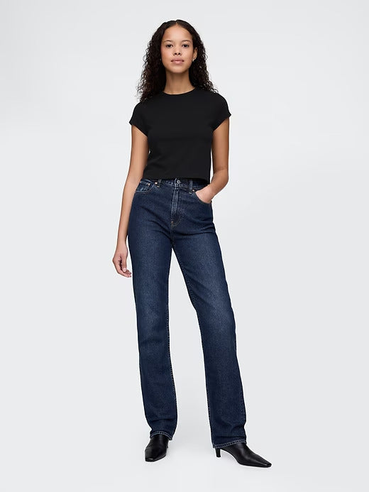 Gap Curvy High Rise '90s Straight Jeans