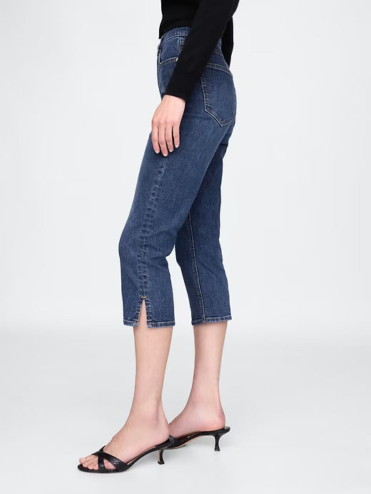 Gap High Rise Cropped Capri Jeans