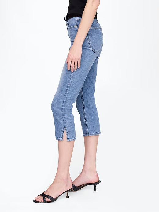 Gap High Rise Cropped Capri Jeans