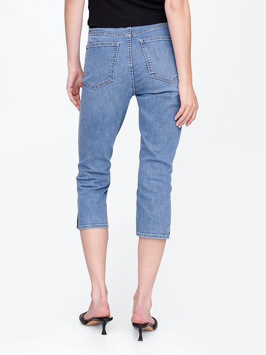 Gap High Rise Cropped Capri Jeans