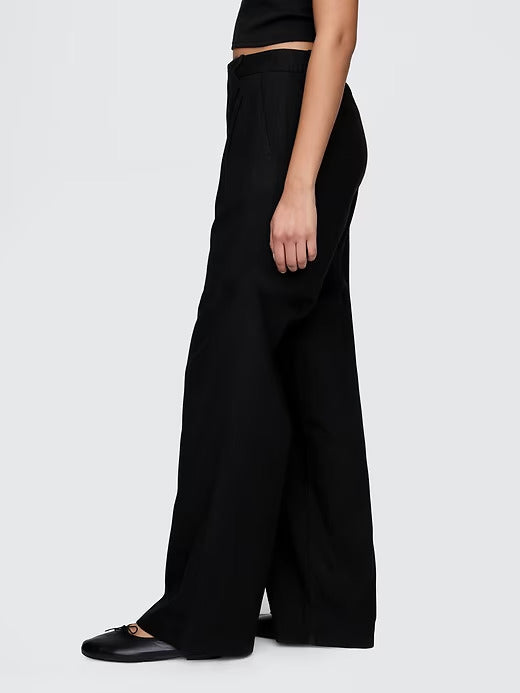 Gap 365 High Rise Linen-Blend Trousers