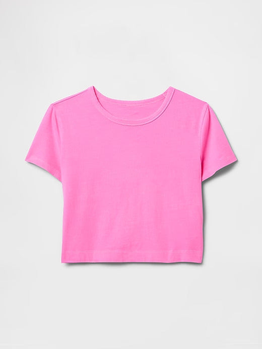 Gap Organic Cotton VintageSoft Cropped T-Shirt
