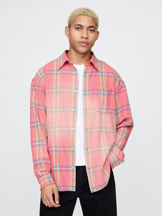 Gap Sunwashed Twill Big Shirt