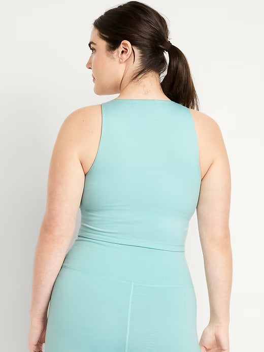 Old Navy CloudComfy High-Neck Longline Sports Bra