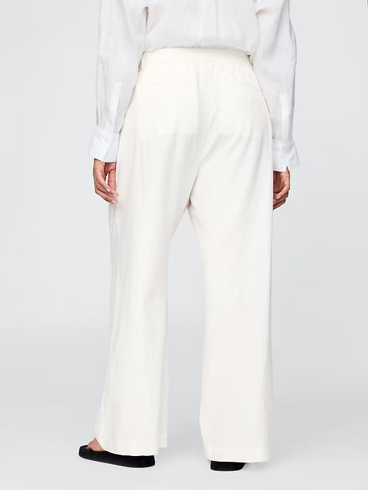 Gap 365 High Rise Linen-Blend Trousers