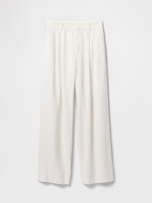 Gap 365 High Rise Linen-Blend Trousers