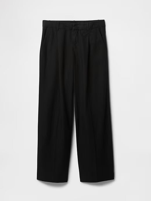 Gap 365 Low Rise Linen-Blend Trousers
