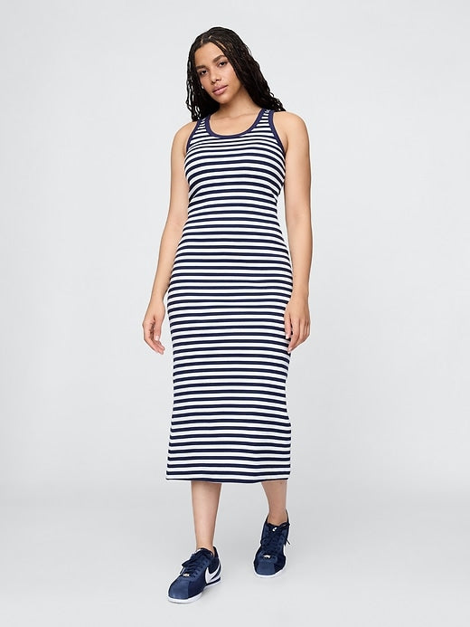 Gap Rib Midi Dress