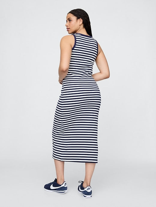 Gap Rib Midi Dress